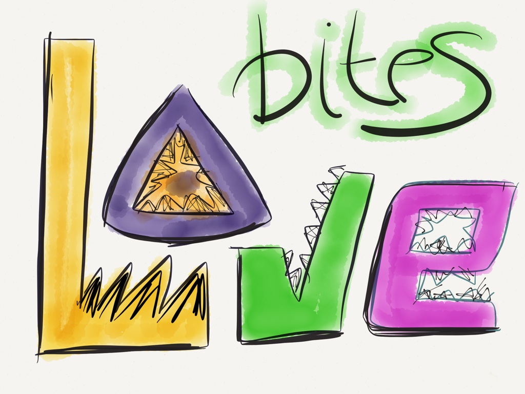 handrended typography