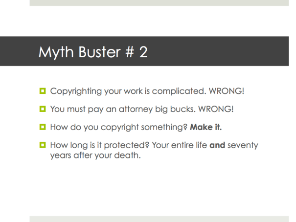Myth Busters About Copyright