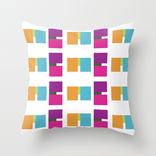 All about ME throw pillow by lindsey baker